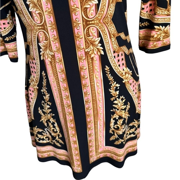 Eva Varro 3/4 Sleeve High V-neck Tunic Size Small - Picture 6 of 17